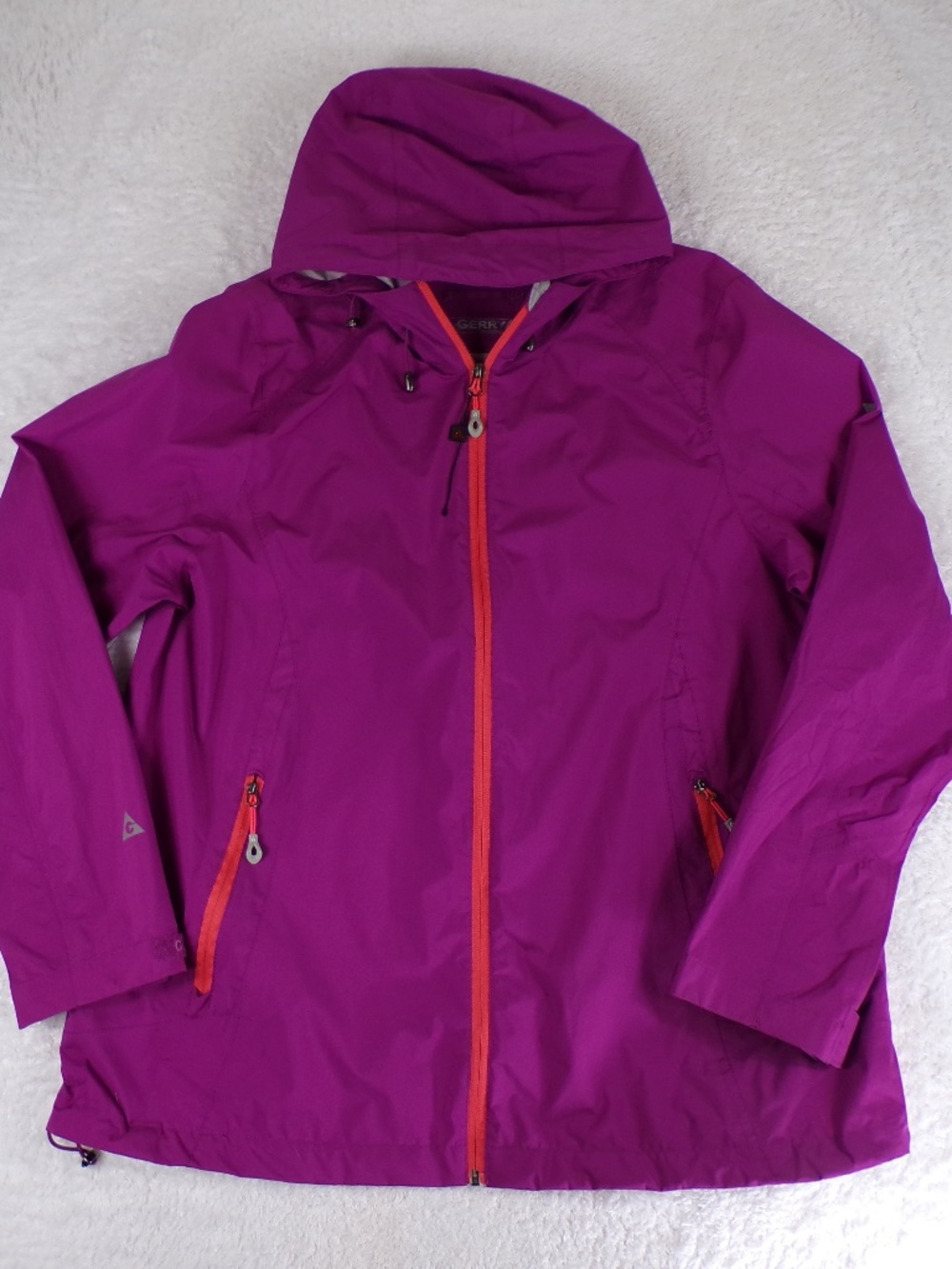 Gerry Weber Utility Rain Jacket Women's Size XL Pink/Magenta